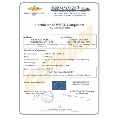 WEEE Certification